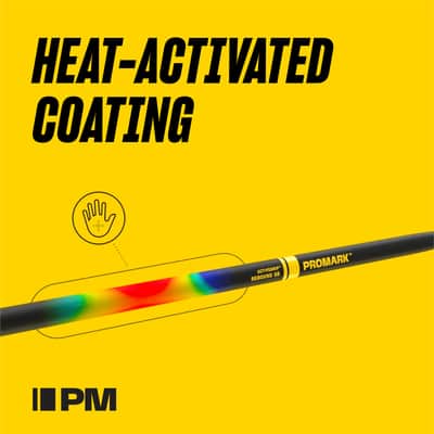 Promark Rebound 5B ActiveGrip Clear Hickory Drumstick, Acorn Wood Tip image 7