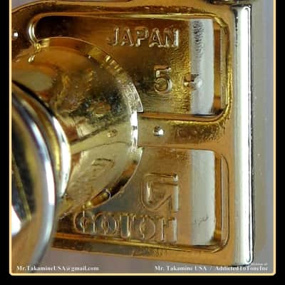 Takamine Takamine Pro Series TP0516 Vintage Tuner SINGLE / BASS Side - Gold Machine Head with Gold Buttons image 8