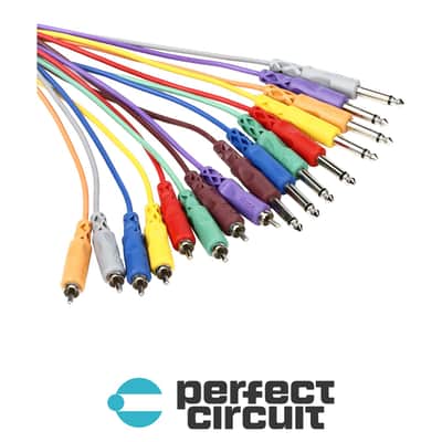 Hosa CPR-802 8-Channel 1/4" TS to RCA Unbalanced Snake - 2M image 1