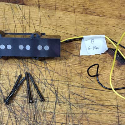 2003 Fender Squire Standard Series Jazz Bass Guitar Bridge Pickup w/ Installation Screws Luthier Parts image 1
