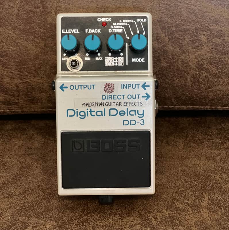 Boss DD-3 Digital Delay Modded by Analogman | Reverb