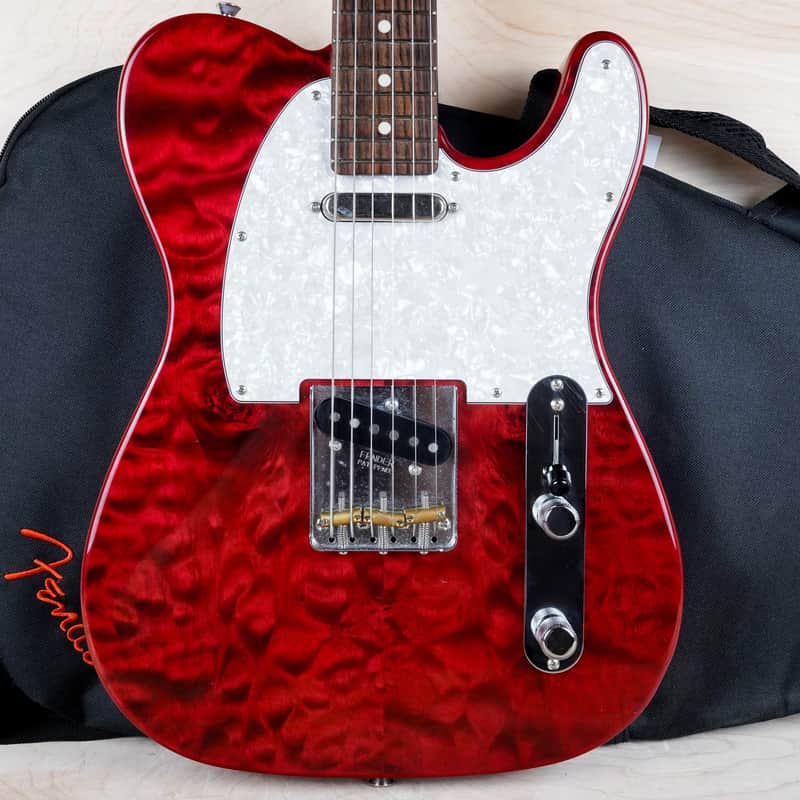 ギター Fender hyblid II Telecaster Quilt Red Fender 2024 Collection Made In Japan Hybrid II Telecaster Quilt