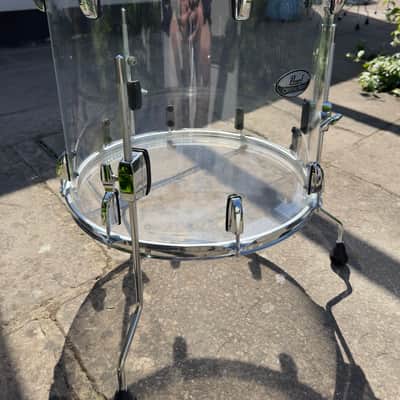 Pearl Crystal Beat 18” x 16” Acrylic Floor Tom Drum image 6