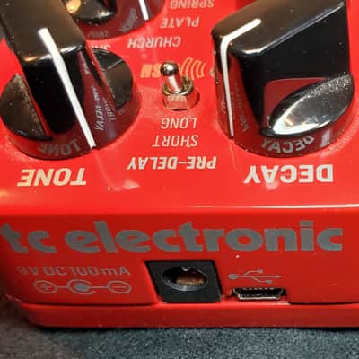 TC Electronic Hall Of Fame 2 Reverb Pedal 2020 - PRESENT - RED image 9