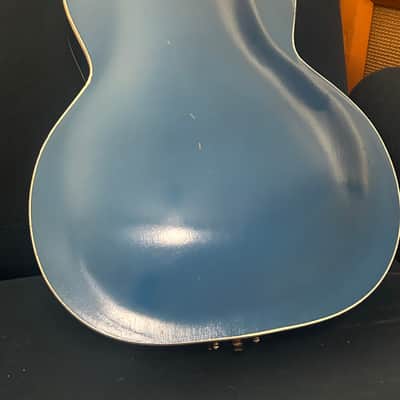 Vintage Silvertone Colorama Archtop Acoustic 1950’s Kentucky Blue RARE John Prine image 10