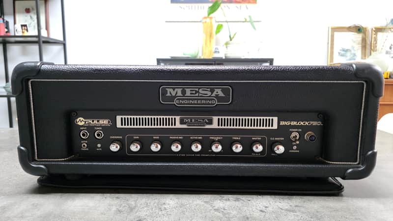Mesa Boogie Big Block 750 RARE Tour Head Deluxe Elephant Tolex Flight Case Configuration Pro Artist Major Studio Recording Bass Guitar Amplifier 12AX7 Tube Mosfet Simul-StateAmp image 1