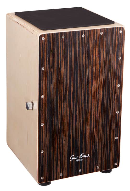 Gon Bops Fiesta Cajon Walnut with Carrying Bag image 1