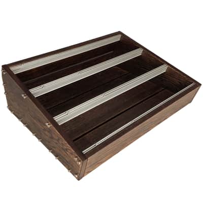 9U / 104hp Eurorack case EVA • Dark oak • Rails + M3 nuts • Unpowered image 2