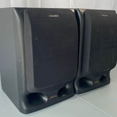 Sony SS-H605 Bookshelf Speakers HiFi Stereo Vintage Home Audio Black 2-Way image 2