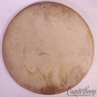 *WFL Double Strength 15" White Calf Skin Drum Head Vintage 50s Ludwig Snare/Tom* image 1