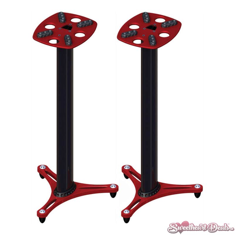 Ultimate Support MS-90/45R Column Studio Monitor Stands - 45' (Pair) image 1