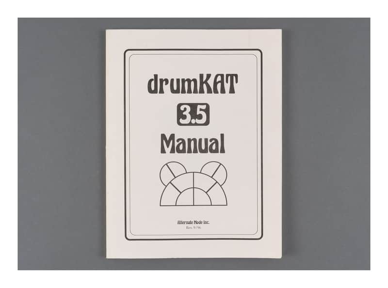 Alternate Mode drumKAT 3.5 Manual [USED] image 1