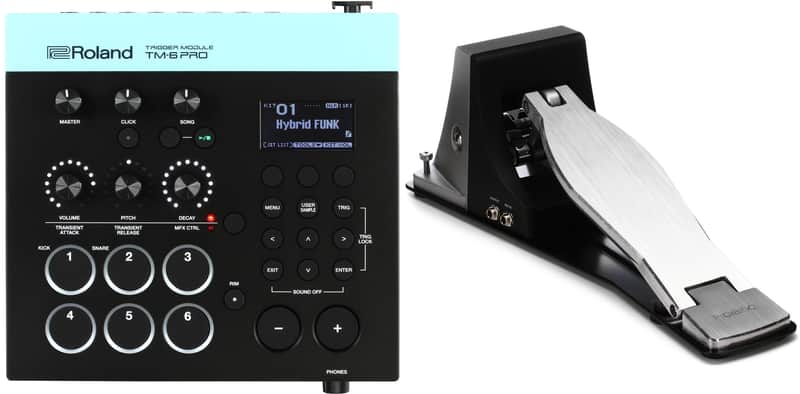 Roland TM-6 Pro Drum Trigger Module Bundle with Roland KT-10 Kick Trigger Pedal image 1