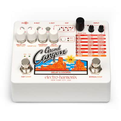 New Electro-Harmonix EHX Grand Canyon Delay and Looper Guitar Pedal! image 4