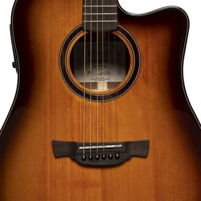 Crafter ABLE D600CE VTG Able Series Dreadnought Cutaway Solid Spruce Top Mahogany Neck 6-String Acoustic-Electric Guitar Bild 4