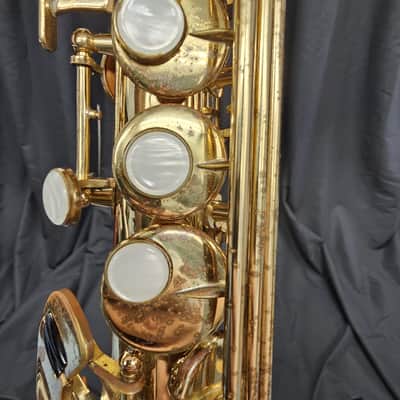 Belcrest Bb Soprano Saxophone - Lacquered Brass w/ case image 9