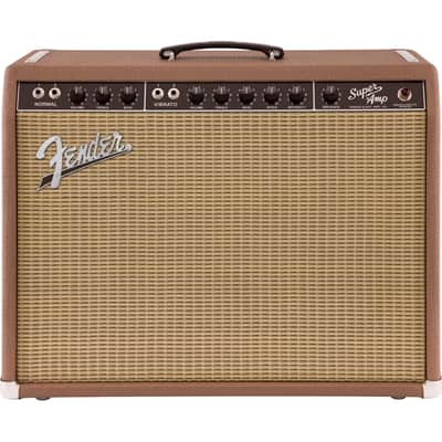 Fender '62 Super 120V 40-Watt Tube Combo Amplifier - Brown and Wheat image 1