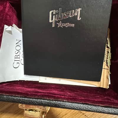 Super lightweight (3,7kg!!!) Gibson Les Paul Custom 1957 Black Beauty VOS image 12