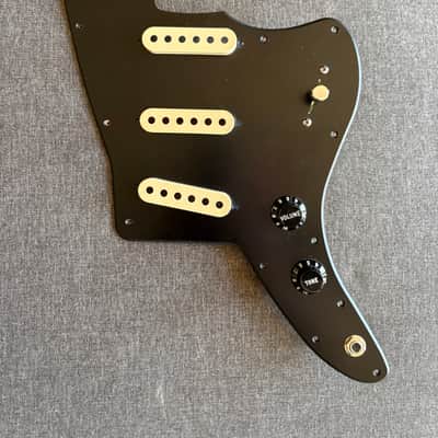 WARMOTH JAZZMASTER BODY • MJT BLACK NITRO RELIC • MASTERY BRIDGE & VIBRATO • NO PICKUPS image 6