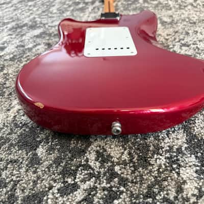Fender Cyclone Deluxe Series 1999 MIM Candy Apple Red Rosewood Fretboard Guitar image 14
