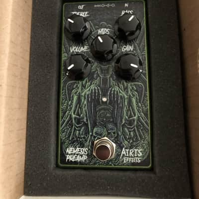 Airis Effects Nemesis Preamp 2017-2018 - Metallic Green w/ Alien Print image 1