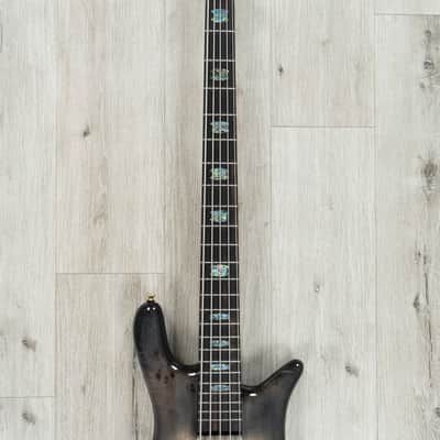 Spector Euro 5 CST Custom 5-String Bass, Ebony Fretboard, Natural Black Burst Gloss image 4