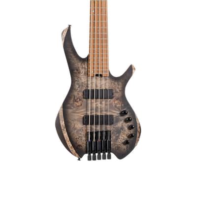 Cort Artisan Series Space 5 Bass Guitar (5 String) - Star Dust Black image 2