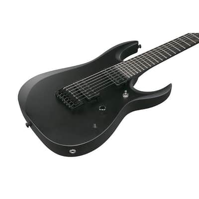 Ibanez Iron Label RGDRB71 7-String Electric Guitar - Black Flat image 3