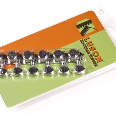 Kluson KTNCL03805CL Revolution 6-in-Line Vintage Locking Tuners