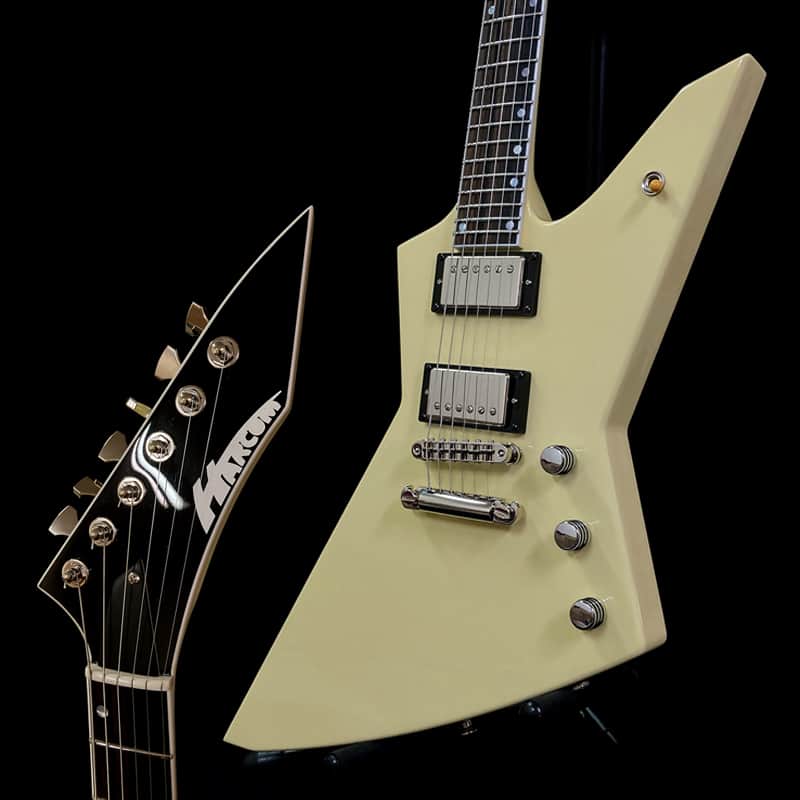 Harcom Guitars Arcturus Hubbard White Custom Shop, Boutique Kelly, Explorer, Warrior image 1