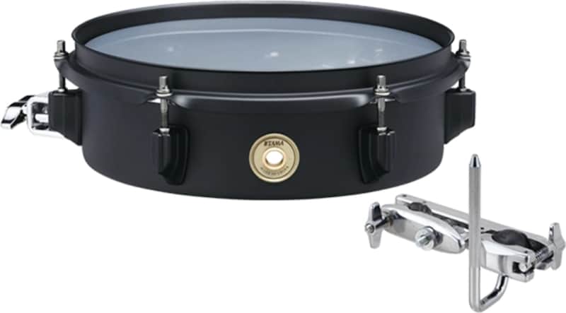 Tama Metalworks Effect Series Steel Snare Drum, 10" x 3", Matte Black image 1