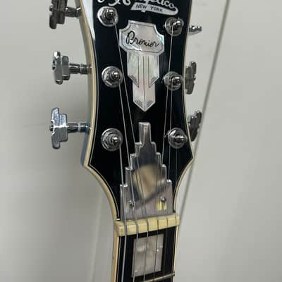 D'Angelico Premier DC XT Semi Hollowbody Electric Guitar - Blue Burst image 4