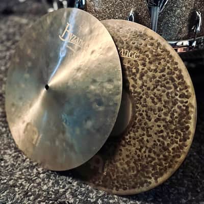 Meinl BYZANCE jazz thin 15” hi hat cymbals image 3