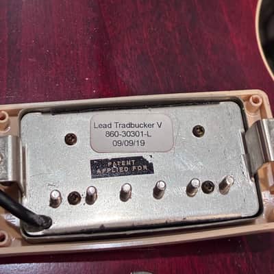 2019 Gibson Les Paul Traditonal Pro V Relic Satin Wine Red image 20