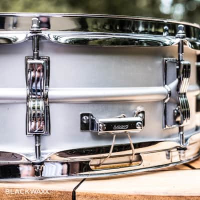 Ludwig Acrolite 5x14" 8-Lug - Pointed Blue/Olive Badge image 14