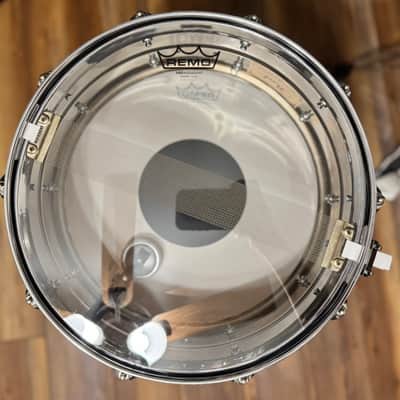 Pearl IP1465 Ian Paice Signature 14x6.5" Stainless Steel Snare Drum 2010s - Chrome Over Steel image 8