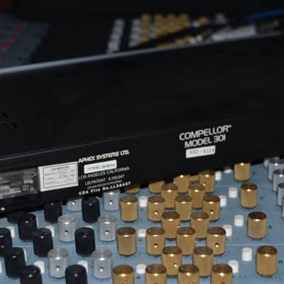 Aphex compellor compressor limiter model 301 vintage retro easy studio live production recording gre image 6
