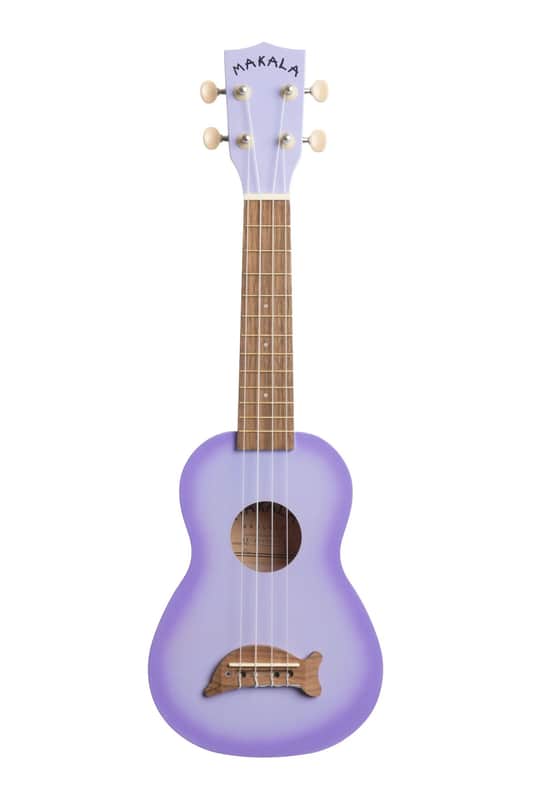 Kala MK-SD Makala Dolphin Soprano Ukulele - Purple Burst image 1