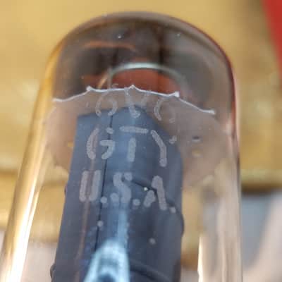 G.E 0% perfect Tight Matched Pair (2) JAN-CG-6V6GTY tNOS AT1000 TESTED Vacuum Tubes military brown base Premium Beam Power 1947-1969 image 13