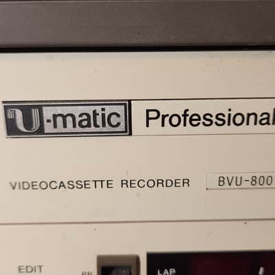 Untested Sony BVU-800 Videocassette Recorder image 3
