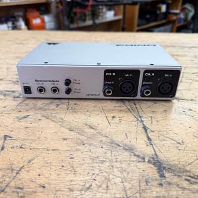 Used M-Audio DMP3 Dual Mic Preamp with AC Adaptor image 6