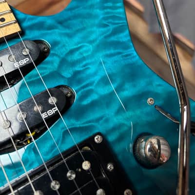 Pre-owned LTD MH-103QM See Thru Blue image 6