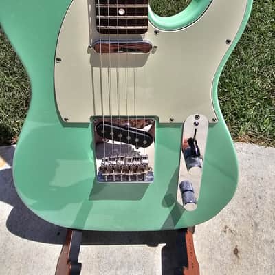 Fender Limited Edition FSR American Standard Telecaster with All Rosewood Neck 2016 Surf Green w/ Hard Case image 3