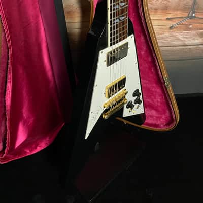 Gibson Jimi Hendrix Hall of Fame Flying V 1991 - Black image 3