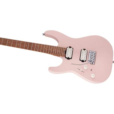Charvel Pro-Mod DK24 HH 2PT CM Left-handed - Satin Shell Pink (B-Stock) image 5