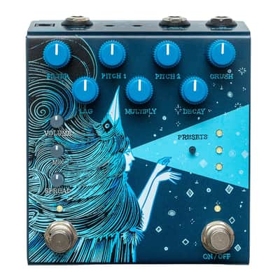 Old Bood Noise Endeavors Dark Star V3 Stereo Reverb Pedal - Blue image 1
