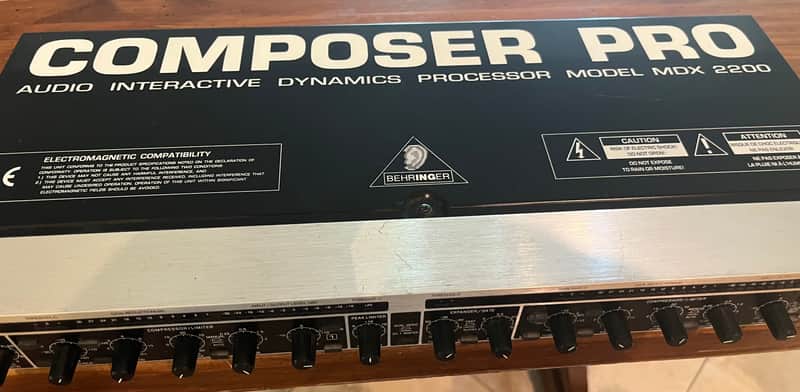 Behringer Multicom PRO-MDX 4400 Dynamic Processor 2000 - Silver image 1