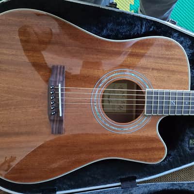 Zager ZAD50ce Solid African Mahogany 2022 - Solid African Mahogany image 3