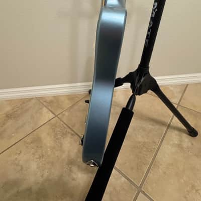 D'Angelico Premier Bedford Semi-Hollow with Tremolo - Ice Blue Metallic image 11