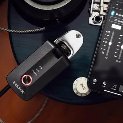 NuX MP-3 Mighty Plug Pro Headphone Amp with Built-in Bluetooth for Electric Guitars and Bass Guitars, Black image 3